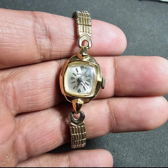 Vintage Westclox 17 Jewels Ladies Cocktail Mechanical Wind Up Watch Working - Picture 1 of 9